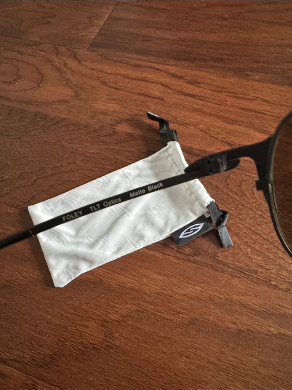Smith Foley Matte Black Sunglasses Purple Mirrored Lenses w/ Case